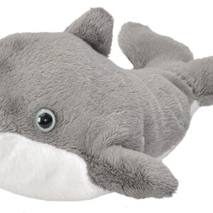 Eco Dolphin, Stuffed Animal, 5 Inches, Plush Toy, Made from Recycled Materials, Eco Friendly