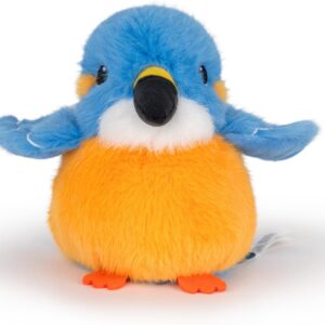 Bird Stuffed Animal Cute Bird Plush Bag Pendant Simulation Bird Toys for Kids Pendant Doll Birthday Gift Decoration(Kingfisher Plush)