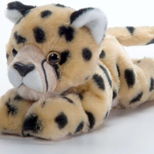 The Petting Zoo Cheetah Stuffed Animal Plushie, Gifts for Kids,  Wildlife Animals, Cheetah Plush Toy, 8 inches