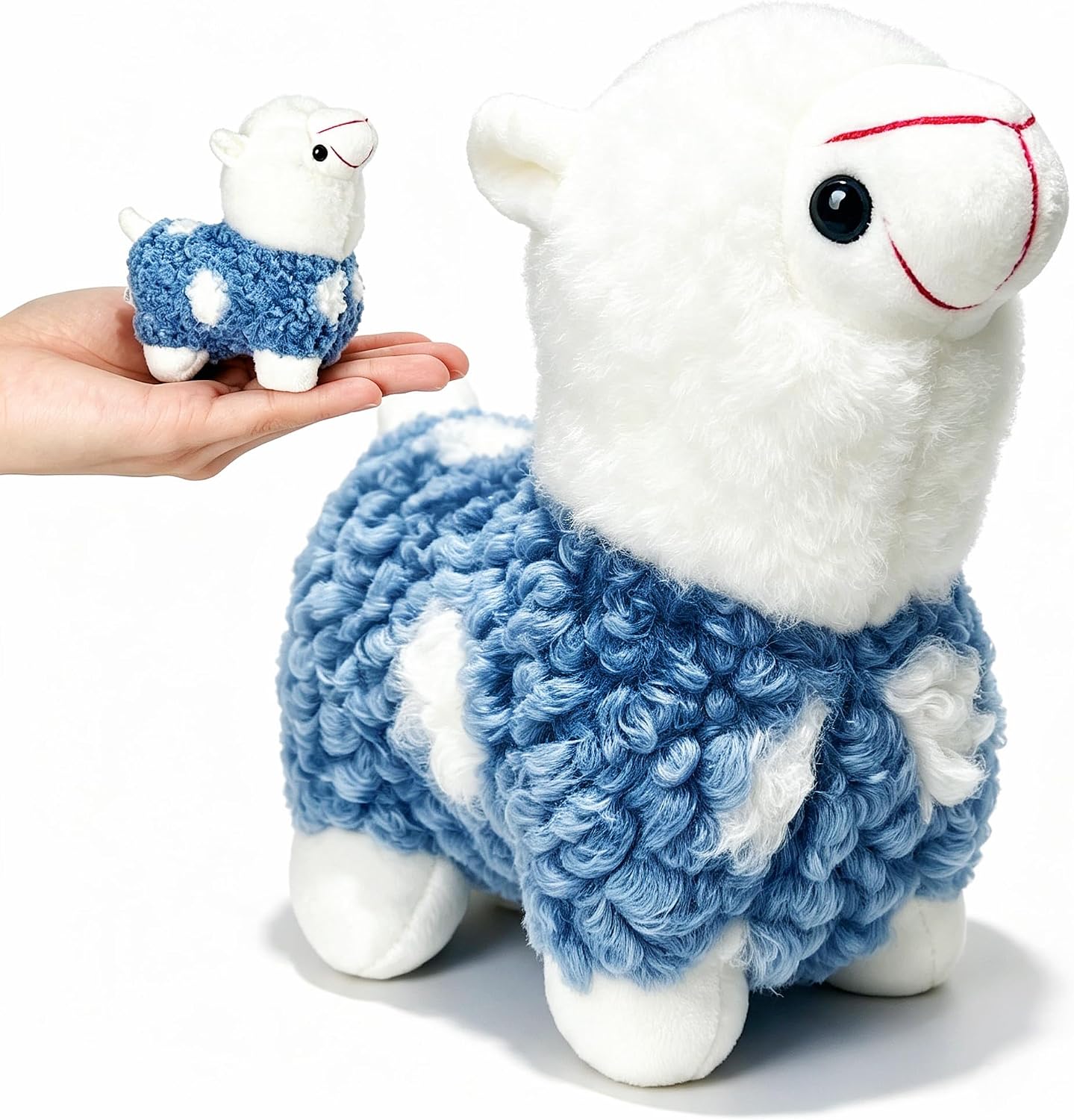 Cute Llama Plush Toys ?C Kawaii Alpaca Plushies for Girls Valentines Day Gifts, 4.3in Mini Plush Keychain for Backpack, Plush Toys for Kids Classroom Prizes (Camel) - Image 2